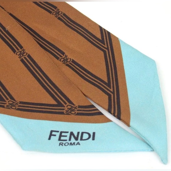 FENDI Signature Silk Scarf 😍❤️🔥 - Picture 2 of 10